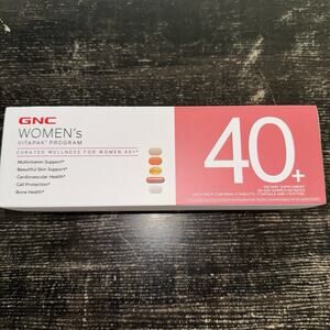 GNC Women's 40+ Vitapak, Multivitamin, Stress & Bone Support, Skin Support, 5-in